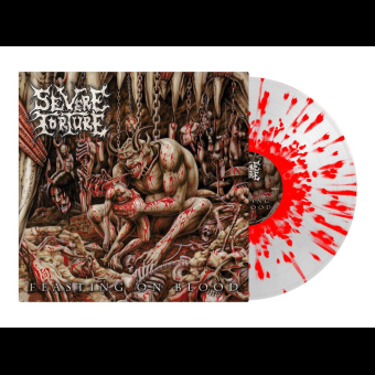 SEVERE TORTURE Feasting On Blood LP SPLATTER , PRE-ORDER  [VINYL 12"]